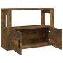 Aparador madera contrachapada color roble ahumado 80x30x60 cm de vidaXL, Aparadores - Ref: Foro24-819457, Precio: 53,94 €, De...