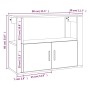 Aparador madera contrachapada color roble ahumado 80x30x60 cm de vidaXL, Aparadores - Ref: Foro24-819457, Precio: 53,94 €, De...