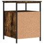 Mesita de noche madera de ingeniería roble ahumado 44x45x60 cm de vidaXL, Mesitas de noche - Ref: Foro24-826007, Precio: 54,0...