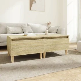 Mesas auxiliares 2 uds madera roble Sonoma 50x46x35 cm de vidaXL, Mesas auxiliares - Ref: Foro24-819507, Precio: 53,93 €, Des...