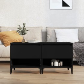 Mesas auxiliares 2 uds madera contrachapada negro 50x46x50 cm de vidaXL, Mesas auxiliares - Ref: Foro24-819551, Precio: 60,16...