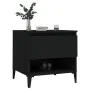 Mesas auxiliares 2 uds madera contrachapada negro 50x46x50 cm de vidaXL, Mesas auxiliares - Ref: Foro24-819551, Precio: 60,16...
