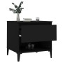 Mesas auxiliares 2 uds madera contrachapada negro 50x46x50 cm de vidaXL, Mesas auxiliares - Ref: Foro24-819551, Precio: 60,16...