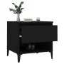 Mesas auxiliares 2 uds madera contrachapada negro 50x46x50 cm de vidaXL, Mesas auxiliares - Ref: Foro24-819551, Precio: 60,16...