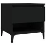 Mesas auxiliares 2 uds madera contrachapada negro 50x46x50 cm de vidaXL, Mesas auxiliares - Ref: Foro24-819551, Precio: 60,16...