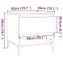 Mesas auxiliares 2 uds madera contrachapada negro 50x46x50 cm de vidaXL, Mesas auxiliares - Ref: Foro24-819551, Precio: 60,16...