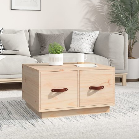 Mesa de centro de madera maciza de pino 60x53x35 cm de vidaXL, Mesas de centro - Ref: Foro24-820966, Precio: 81,92 €, Descuen...