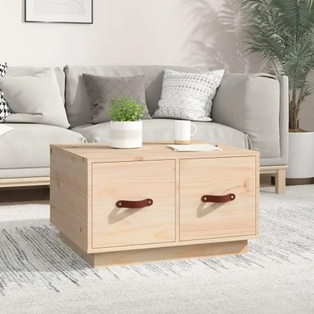 Mesa de centro de madera maciza de pino 60x53x35 cm de vidaXL, Mesas de centro - Ref: Foro24-820966, Precio: 80,86 €, Descuen...