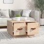 Mesa de centro de madera maciza de pino 60x53x35 cm de vidaXL, Mesas de centro - Ref: Foro24-820966, Precio: 81,92 €, Descuen...