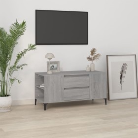 Mueble de TV madera contrachapada gris Sonoma 102x44,5x50 cm de vidaXL, Muebles TV - Ref: Foro24-819610, Precio: 85,91 €, Des...