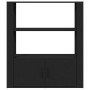 Aparador de madera contrachapada negro 80x30x90 cm de vidaXL, Aparadores - Ref: Foro24-819461, Precio: 63,07 €, Descuento: %