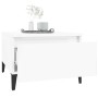 Mesas auxiliares 2 uds contrachapada blanco brillo 50x46x35 cm de vidaXL, Mesas auxiliares - Ref: Foro24-819521, Precio: 62,0...