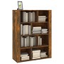 Aparador madera contrachapada color roble ahumado 80x30x106 cm de vidaXL, Aparadores - Ref: Foro24-819497, Precio: 72,78 €, D...