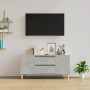 Mueble de TV madera contrachapada gris hormigón 102x44,5x50 cm de vidaXL, Muebles TV - Ref: Foro24-819600, Precio: 70,75 €, D...