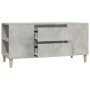 Mueble de TV madera contrachapada gris hormigón 102x44,5x50 cm de vidaXL, Muebles TV - Ref: Foro24-819600, Precio: 70,75 €, D...