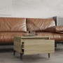 Mesa auxiliar madera contrachapada roble Sonoma 50x46x35 cm de vidaXL, Mesas auxiliares - Ref: Foro24-819522, Precio: 45,19 €...