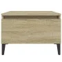 Mesa auxiliar madera contrachapada roble Sonoma 50x46x35 cm de vidaXL, Mesas auxiliares - Ref: Foro24-819522, Precio: 44,66 €...
