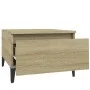 Mesa auxiliar madera contrachapada roble Sonoma 50x46x35 cm de vidaXL, Mesas auxiliares - Ref: Foro24-819522, Precio: 44,66 €...