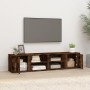 Mueble TV 2 uds madera contrachapada roble ahumado 80x31,5x36cm de vidaXL, Muebles TV - Ref: Foro24-819447, Precio: 77,74 €, ...