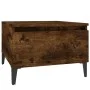 Smoked oak plywood side table 50x46x35 cm by vidaXL, Side tables - Ref: Foro24-819526, Price: 44,52 €, Discount: %