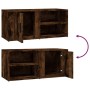 Mueble TV 2 uds madera contrachapada roble ahumado 80x31,5x36cm de vidaXL, Muebles TV - Ref: Foro24-819447, Precio: 77,74 €, ...