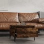 Mesa auxiliar madera contrachapada roble ahumado 50x46x35 cm de vidaXL, Mesas auxiliares - Ref: Foro24-819526, Precio: 45,04 ...