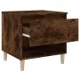 Nachttisch aus geräuchertem Eichensperrholz, 50 x 46 x 50 cm von vidaXL, Nachttische - Ref: Foro24-819542, Preis: 49,51 €, Ra...