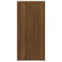 Aparador de madera contrachapada marrón roble 40x33x70 cm de vidaXL, Aparadores - Ref: Foro24-819427, Precio: 84,31 €, Descue...