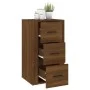 Aparador de madera contrachapada marrón roble 40x33x70 cm de vidaXL, Aparadores - Ref: Foro24-819427, Precio: 83,01 €, Descue...