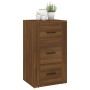 Aparador de madera contrachapada marrón roble 40x33x70 cm de vidaXL, Aparadores - Ref: Foro24-819427, Precio: 84,31 €, Descue...