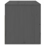 Mesitas de noche de pared 2 uds gris 50x36x40 cm de vidaXL, Taquillas y armarios de almacenamiento - Ref: Foro24-820981, Prec...
