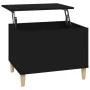 Mesa de centro madera contrachapada negro 60x44,5x45 cm de vidaXL, Mesas de centro - Ref: Foro24-819565, Precio: 68,99 €, Des...