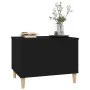 Mesa de centro madera contrachapada negro 60x44,5x45 cm de vidaXL, Mesas de centro - Ref: Foro24-819565, Precio: 68,99 €, Des...