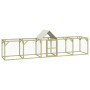 Gallinero madera maciza de pino impregnada 500x100x150 cm de vidaXL, Jaulas y habitáculos para animales pequeños - Ref: Foro2...