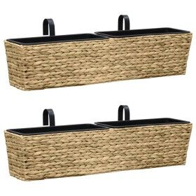 Conjunto de jardineras 2 unidades jacinto de agua de vidaXL, Maceteros y jardineras - Ref: Foro24-45580, Precio: 112,11 €, De...