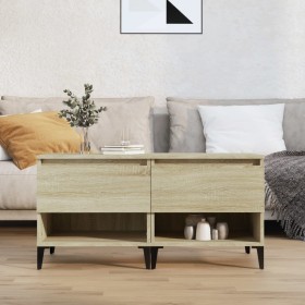 Mesas auxiliares 2 uds madera roble Sonoma 50x46x50 cm de vidaXL, Mesas auxiliares - Ref: Foro24-819555, Precio: 65,84 €, Des...