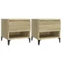 Beistelltische 2 Stk. Sonoma-Eichenholz 50x46x50 cm von vidaXL, Seitentische - Ref: Foro24-819555, Preis: 65,28 €, Rabatt: %