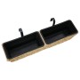 Conjunto de jardineras 2 unidades jacinto de agua de vidaXL, Maceteros y jardineras - Ref: Foro24-45580, Precio: 112,11 €, De...