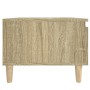 Mesa auxiliar madera contrachapada roble Sonoma 50x46x35 cm de vidaXL, Mesas auxiliares - Ref: Foro24-819506, Precio: 42,56 €...