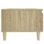 Mesa auxiliar madera contrachapada roble Sonoma 50x46x35 cm de vidaXL, Mesas auxiliares - Ref: Foro24-819506, Precio: 42,06 €...