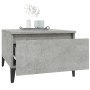 Mesa auxiliar de madera contrachapada gris hormigón 50x46x35 cm de vidaXL, Mesas auxiliares - Ref: Foro24-819524, Precio: 39,...