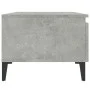 Gray concrete plywood side table 50x46x35 cm by vidaXL, Side tables - Ref: Foro24-819524, Price: 38,77 €, Discount: %