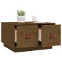 Mesa de centro madera maciza de pino marrón miel 60x53x35 cm de vidaXL, Mesas de centro - Ref: Foro24-820969, Precio: 68,35 €...