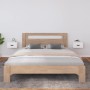 Mesitas de noche de pared 2 uds blanco 40x29,5x22 cm de vidaXL, Taquillas y armarios de almacenamiento - Ref: Foro24-820989, ...