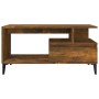 Mesa de centro madera contrachapada roble ahumado 90x49x45 cm de vidaXL, Mesas de centro - Ref: Foro24-819625, Precio: 73,58 ...