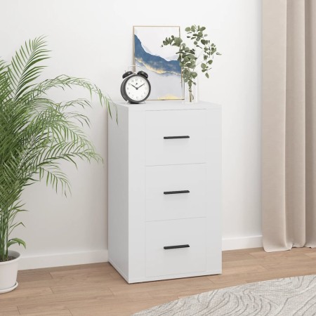 Aparador de madera contrachapada blanco 40x33x70 cm de vidaXL, Aparadores - Ref: Foro24-819420, Precio: 71,06 €, Descuento: %
