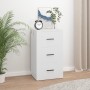 Aparador de madera contrachapada blanco 40x33x70 cm de vidaXL, Aparadores - Ref: Foro24-819420, Precio: 71,06 €, Descuento: %