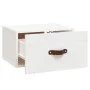 Mesitas de noche de pared 2 uds blanco 40x29,5x22 cm de vidaXL, Taquillas y armarios de almacenamiento - Ref: Foro24-820989, ...