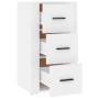 Aparador de madera contrachapada blanco 40x33x70 cm de vidaXL, Aparadores - Ref: Foro24-819420, Precio: 71,06 €, Descuento: %