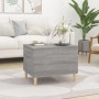 Mesa de centro madera contrachapada gris Sonoma 60x44,5x45 cm de vidaXL, Mesas de centro - Ref: Foro24-819570, Precio: 70,43 ...